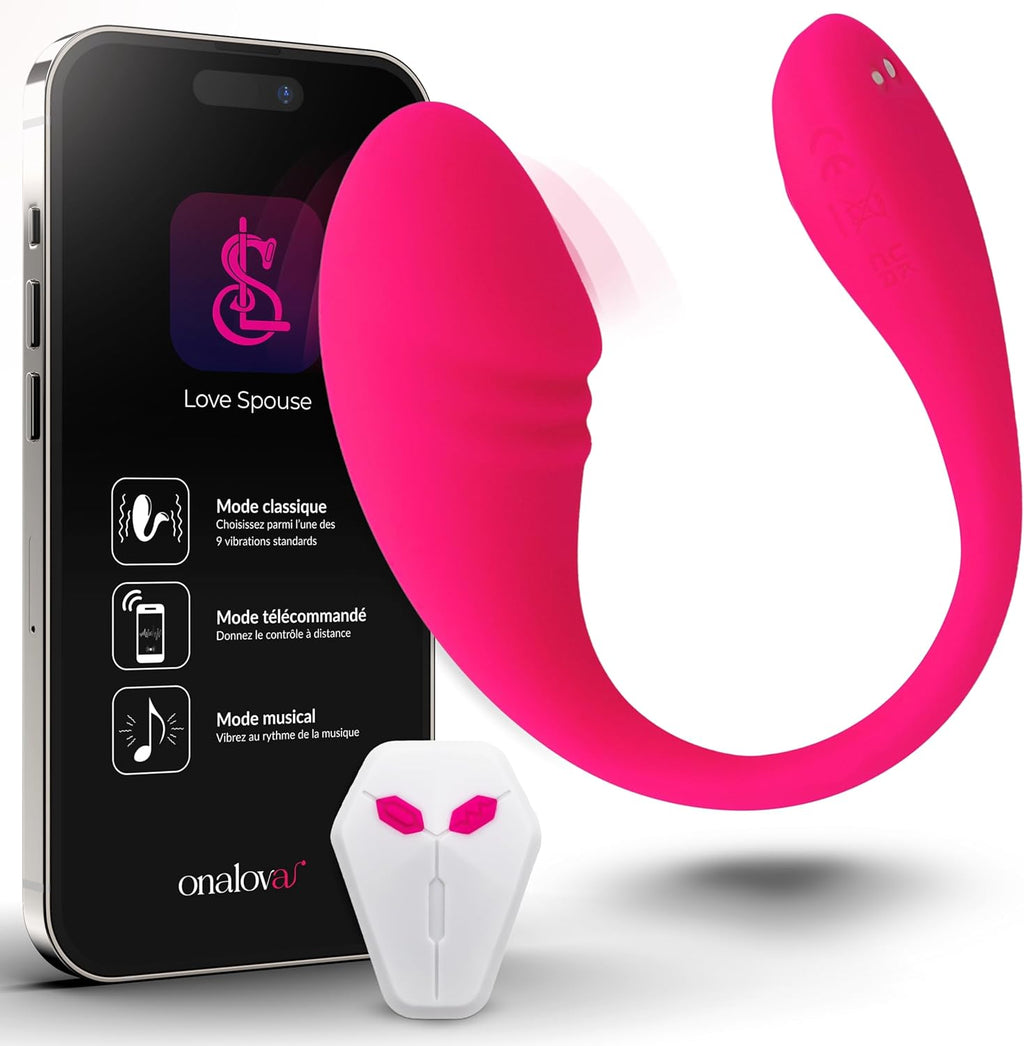 LEVO Sex toýs femme | Oeuf vibrant femme à distance connecté | Sextoyse clitoridienne | Vibromasseur telecommande a distance | Oeuf vibrant connecté telephone | Sextoys couple