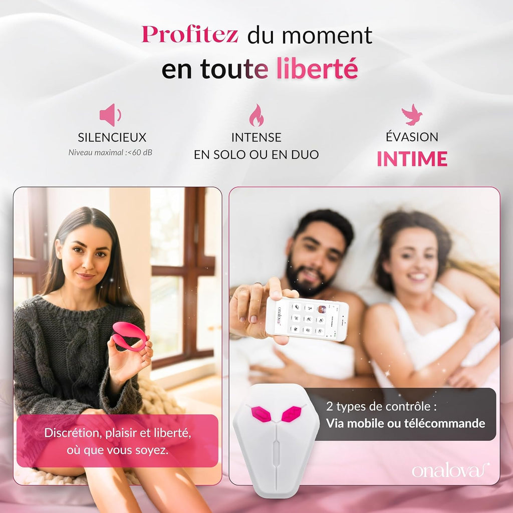 LEVO Sex toýs femme | Oeuf vibrant femme à distance connecté | Sextoyse clitoridienne | Vibromasseur telecommande a distance | Oeuf vibrant connecté telephone | Sextoys couple