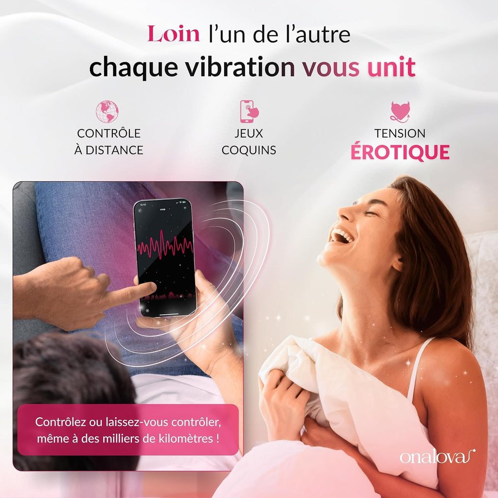 LEVO Sex toýs femme | Oeuf vibrant femme à distance connecté | Sextoyse clitoridienne | Vibromasseur telecommande a distance | Oeuf vibrant connecté telephone | Sextoys couple